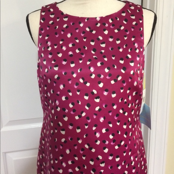 Cynthia Steffe Drop Waist Plum Dress - Picture 3 of 7